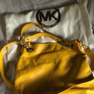Michael Kors Bags - Michael Kors yellow leather purse Michael Kors Bags - Michael Kors yellow leather purse